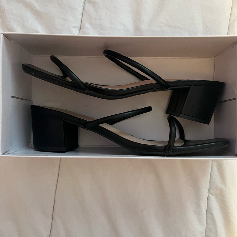 Strap heels
